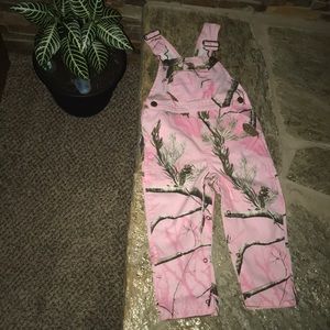 Pink Camo Overalls